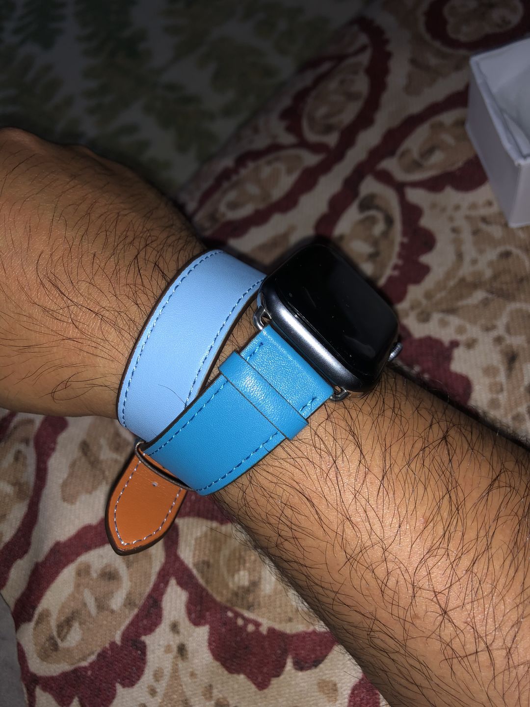 Customer photo review of Double Tour Paris Vegan Leather Band (5 Designs)