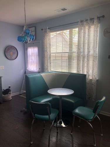 Customer photo review of Modern Multi-Color Cluster Bubble Chandelier