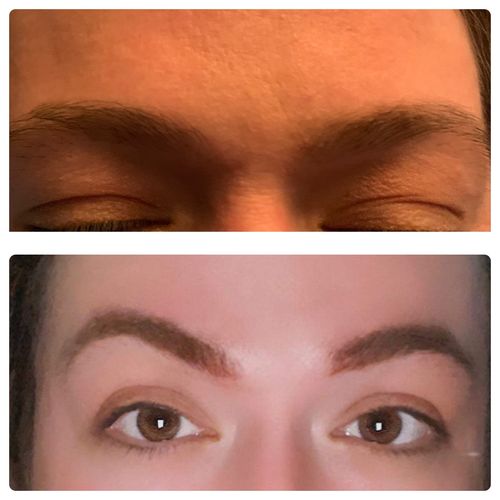 Customer photo review of Jupiter Brow Pigment (Louie 11)