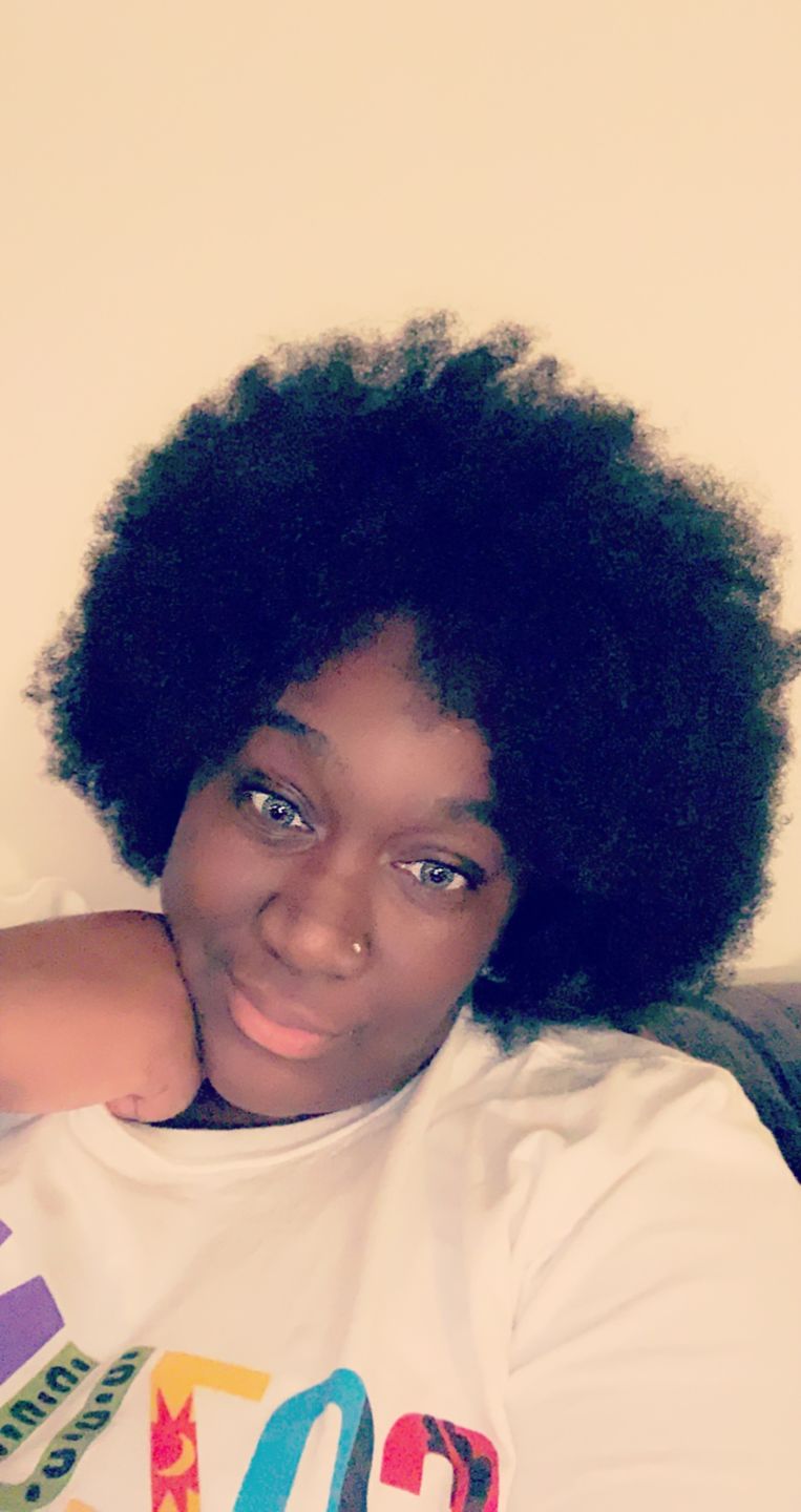 Customer photo review of Hello Gorgeous Hair Care System (For Tight Curls)