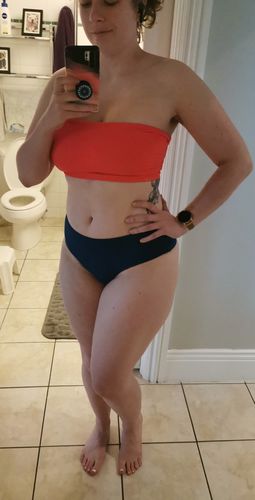 Customer photo review of 'Fearless' Bandeau Bikini Top