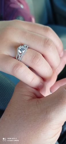 Customer photo review of Bague Anika - Entrelacée Argent 925 & Zircon