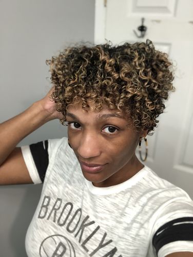 Customer photo review of CurlMix Fresh Quarterly Kit - On Hold Indefinitely