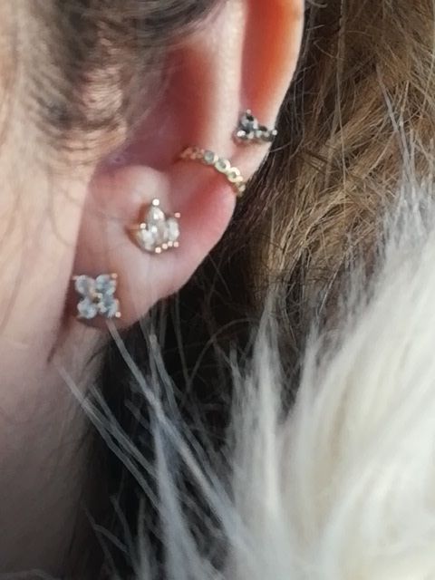 Customer photo review of ARGOLLAS MYSTIC BAÑADAS EN ORO