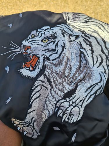 Customer photo review of Four Legendary Creatures Sukajan Souvenir Jacket