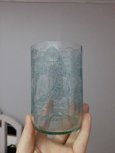 Customer photo review of Om Glass Juego de 4 Vasos