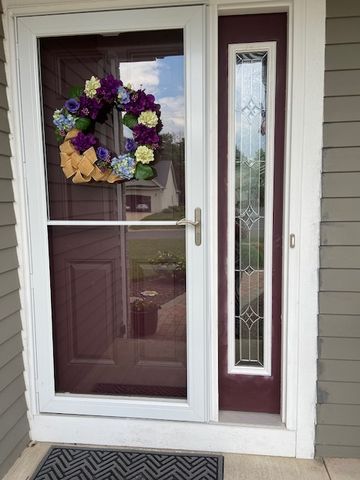 Customer photo review of Wexford Glass and Frame Kit (Full Sidelite 7" x 64" Glass Size)