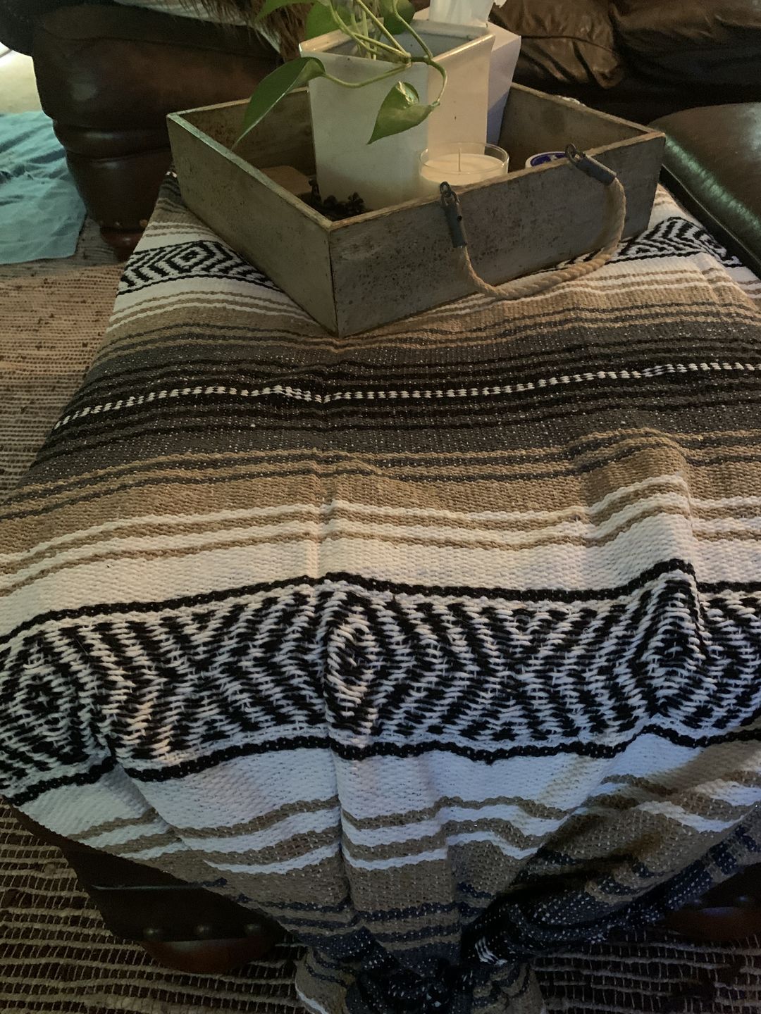 Customer photo review of Striped Falsa Blanket