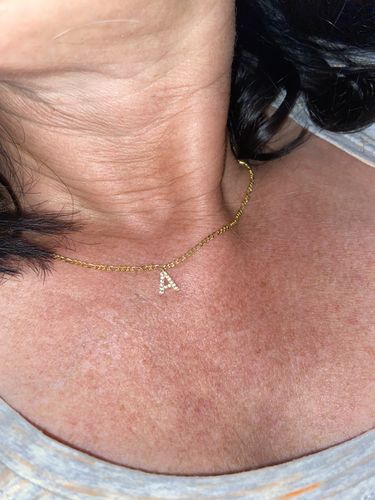 Customer photo review of Initialen Kette