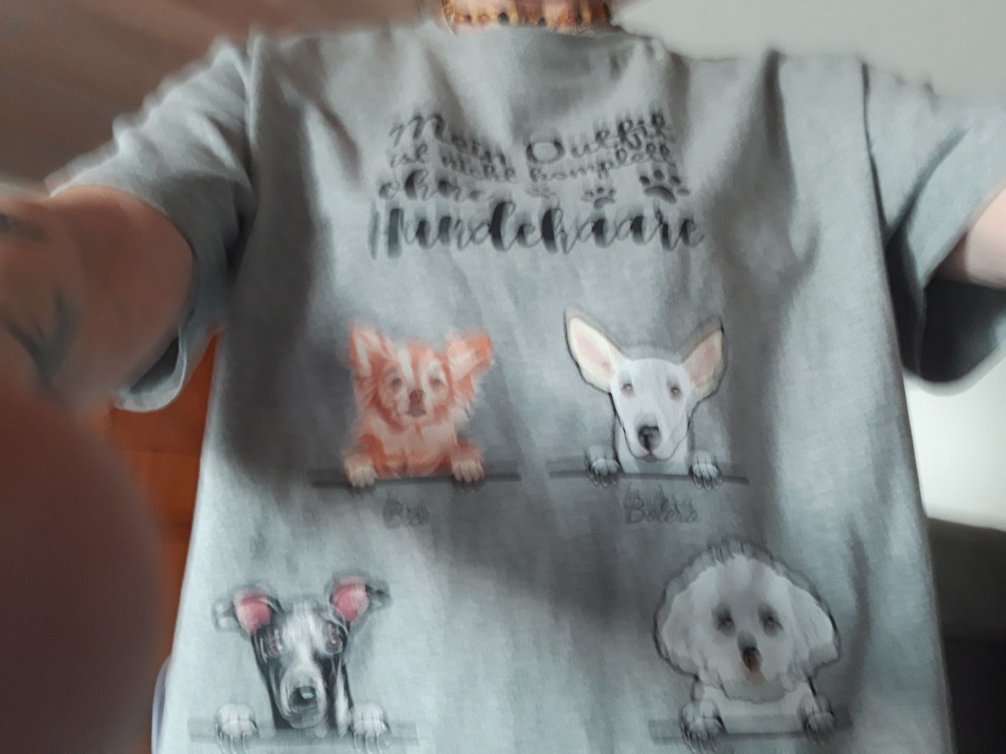 Customer photo review of Haustiereltern - Individuelles T-Shirt