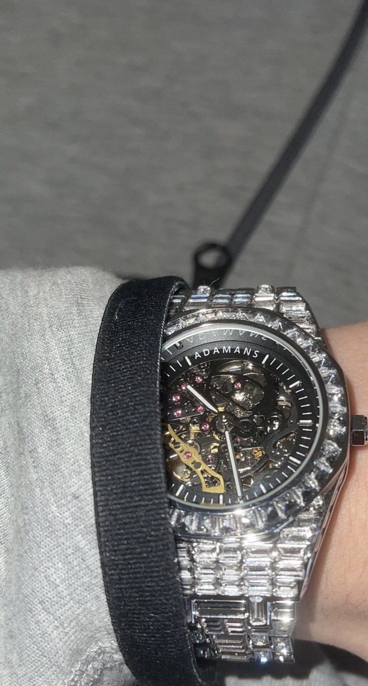 Customer photo review of Adamans Baguette Watch - Silver