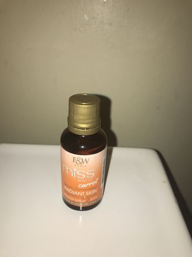 Customer photo review of Fair and White Miss White Carrot Brightening Serum 30ml / 1 fl oz