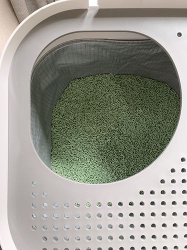 Customer photo review of Furrytail Michu Natural Clumping Tofu Cat Litter 2.5kg/6L