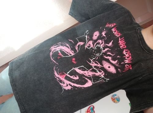 Customer photo review of Tendo Pain - Acid Wash Tee