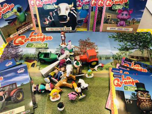 Customer photo review of Colección completa La Granja: 20 figuras 20 libros + playmat + caja