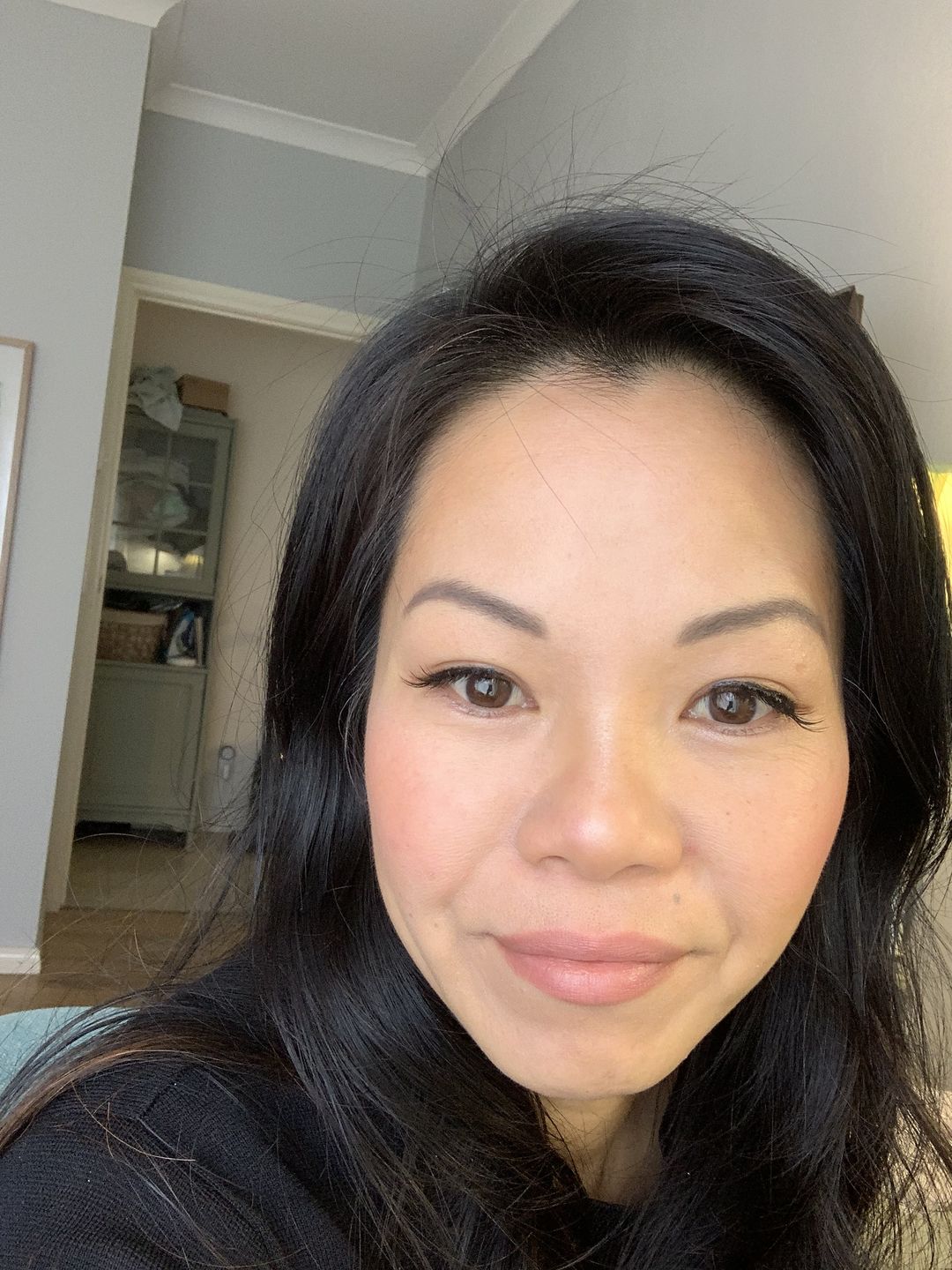 Customer photo review of Magnetic Half Lashes