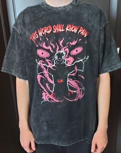 Customer photo review of Tendo Pain - Acid Wash Tee