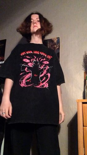 Customer photo review of Tendo Pain - Acid Wash Tee