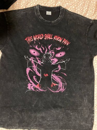 Customer photo review of Tendo Pain - Acid Wash Tee