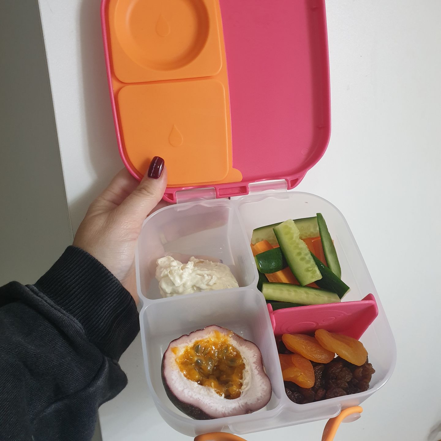Customer photo review of b.box Mini Lunchbox - Strawberry Shake