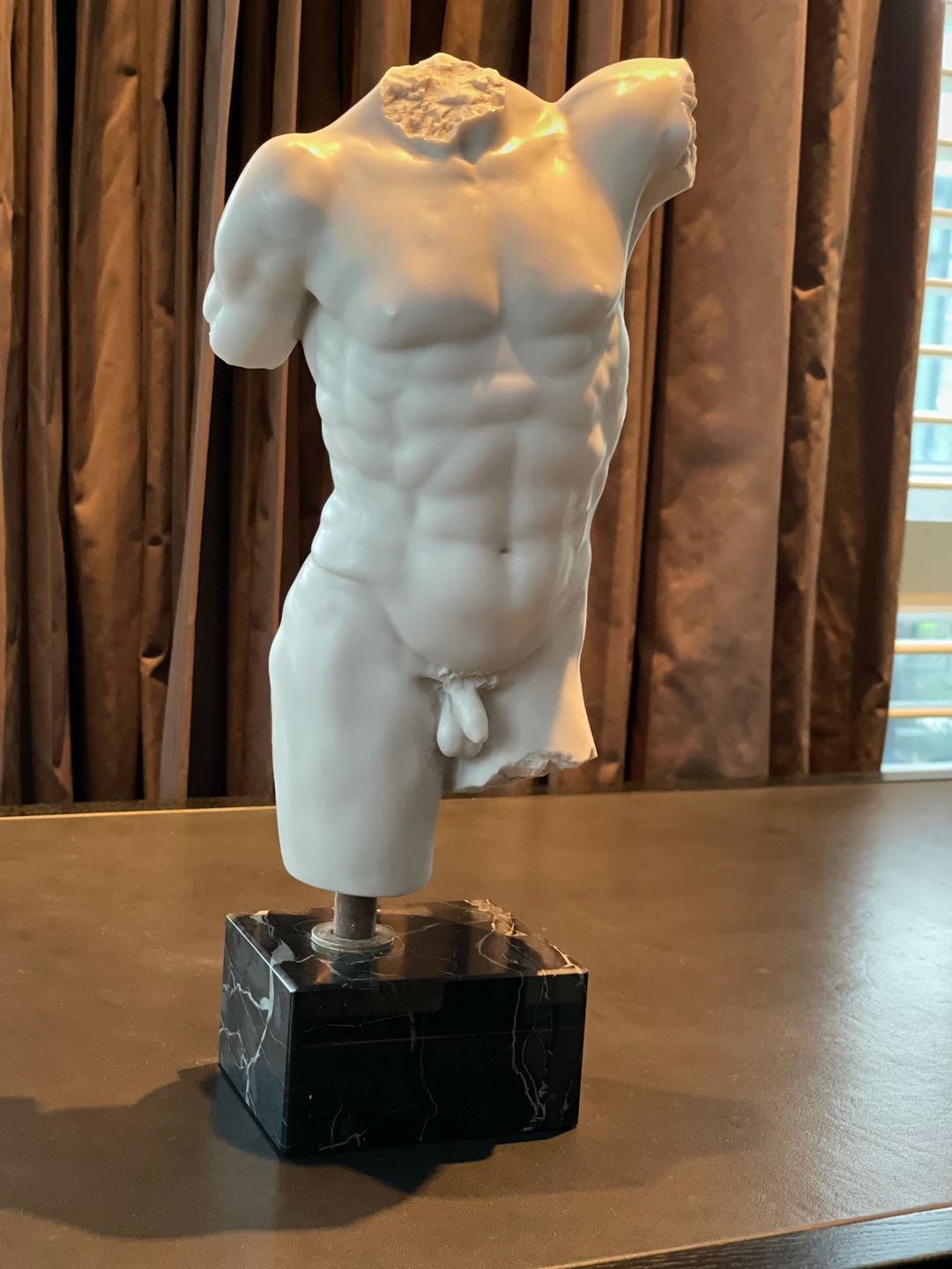 Customer photo review of Perseo Torso Statua in marmo