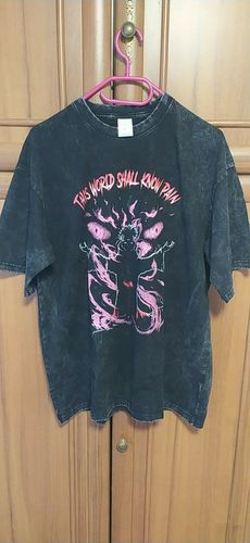 Customer photo review of Tendo Pain - Acid Wash Tee