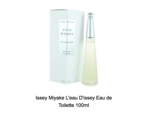Customer photo review of Issey Miyake L'eau D'issey Eau de Toilette 100ml