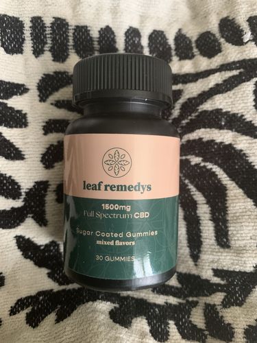 Customer photo review of 1500mg CBD Gummies mixed flavors