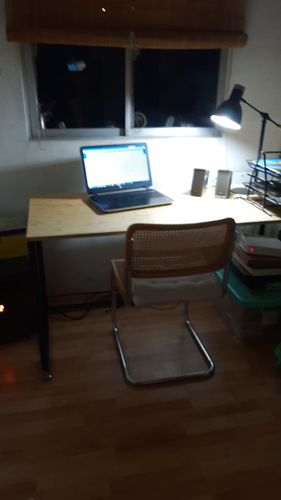 Customer photo review of Escritorio MIMA 140 x 60 Negro
