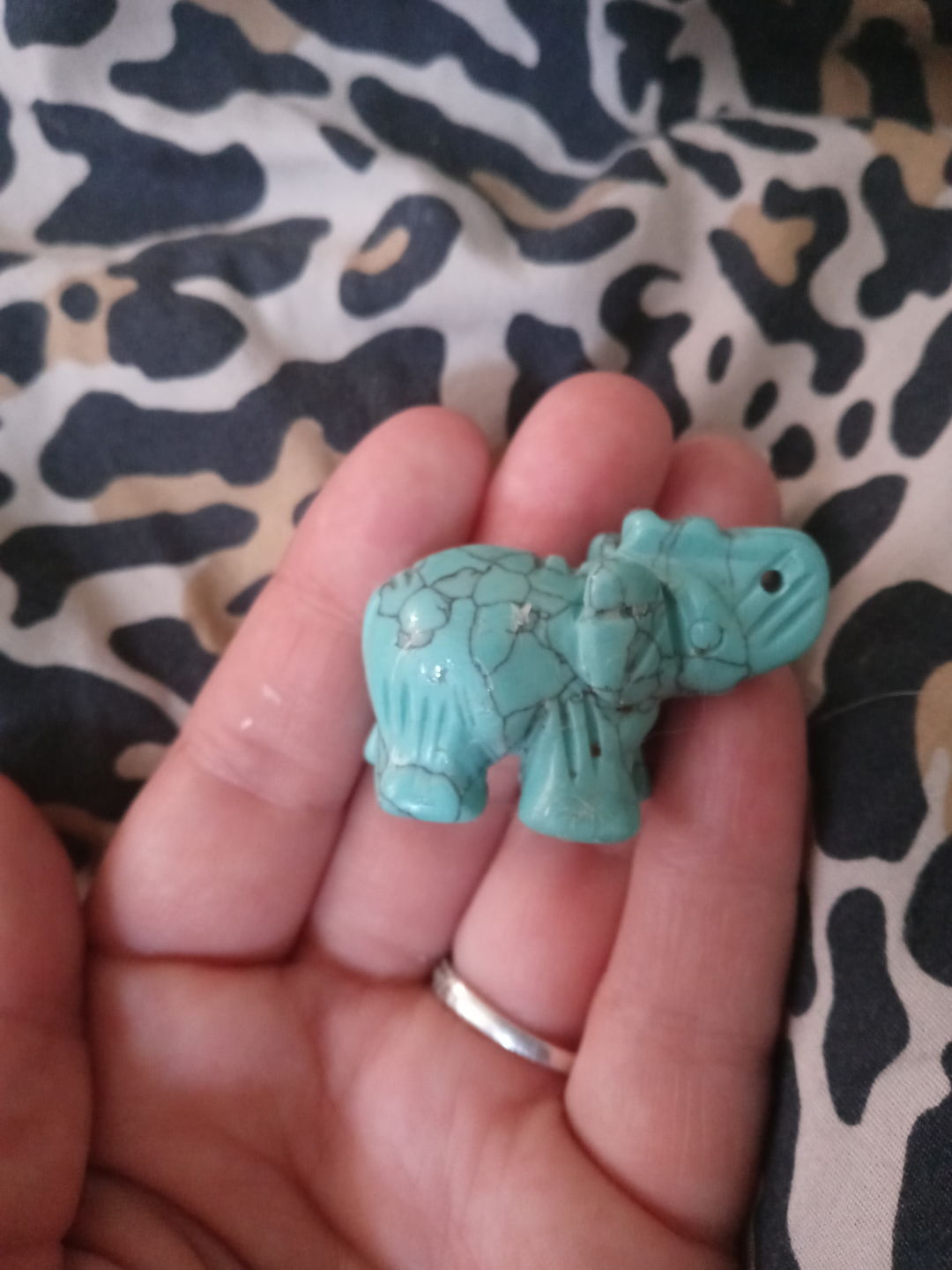 Customer photo review of Reiki Elephant Figurines