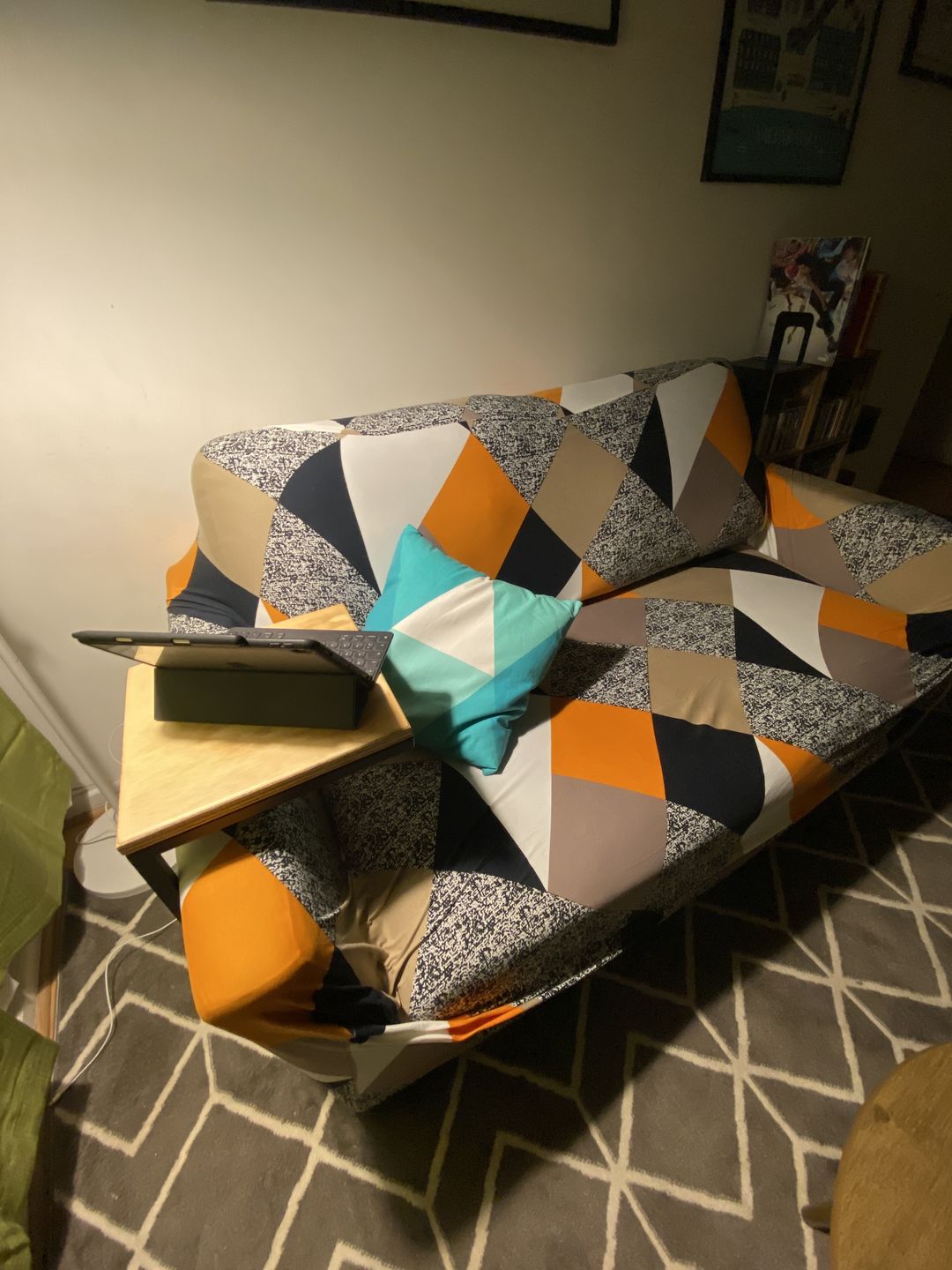 Customer photo review of Mesa lateral Piscolero NEGRO