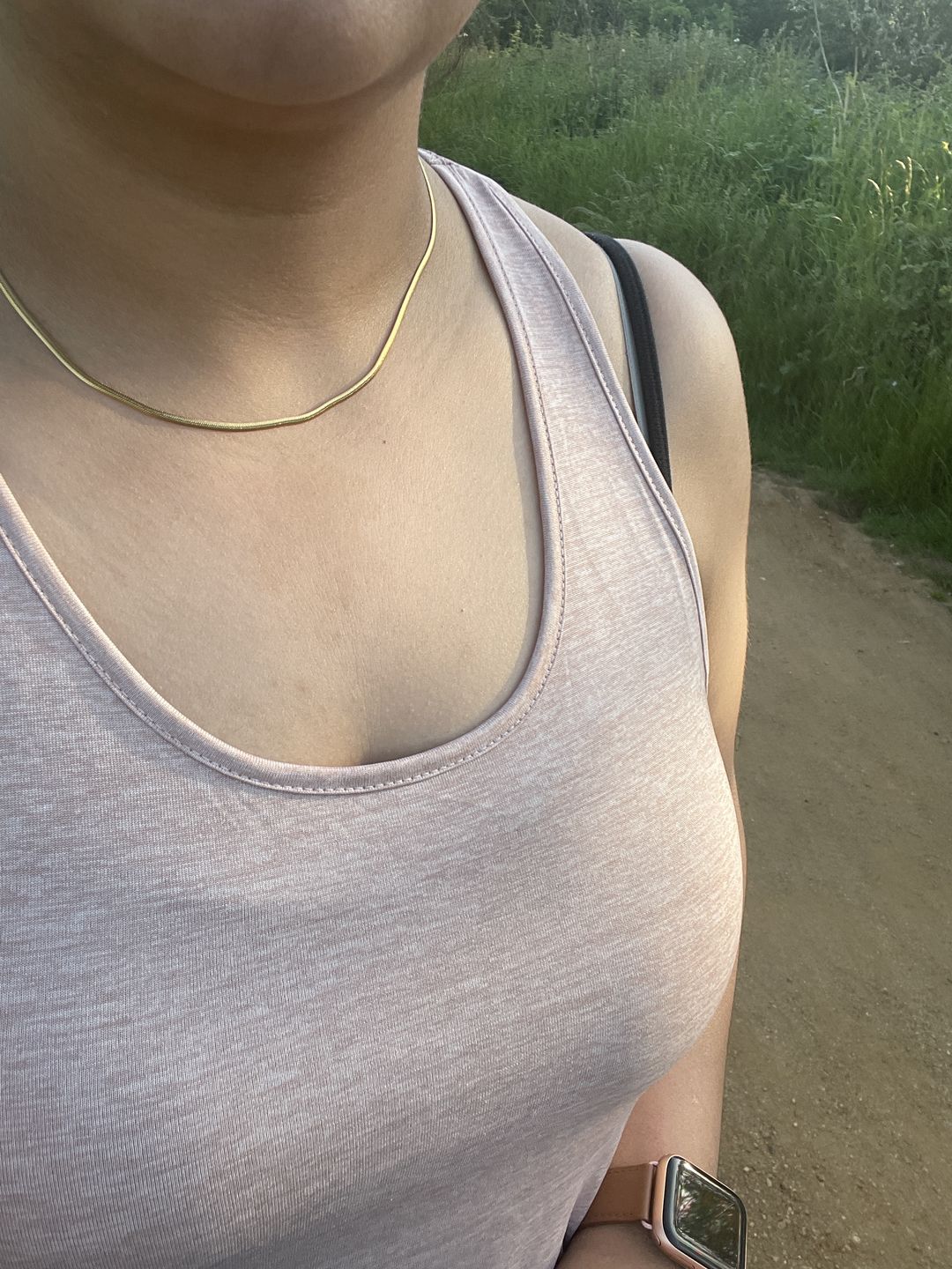 Customer photo review of Manasa necklace (length selection)