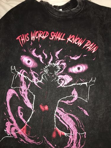 Customer photo review of Tendo Pain - Acid Wash Tee