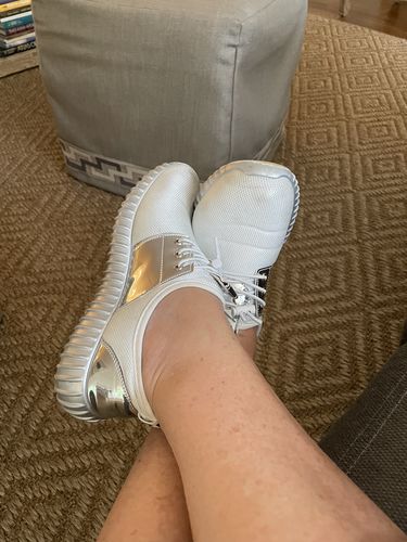 Customer photo review of Astra Sneakers - Instant Foot Pain Relief