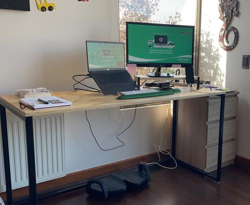 Customer photo review of Escritorio MIMA 140 x 60 Negro