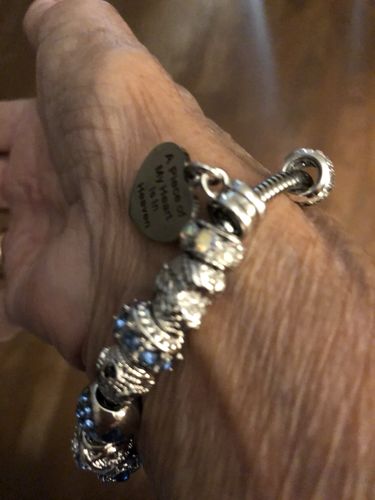 Customer photo review of Piece Of My Heart Bracelet