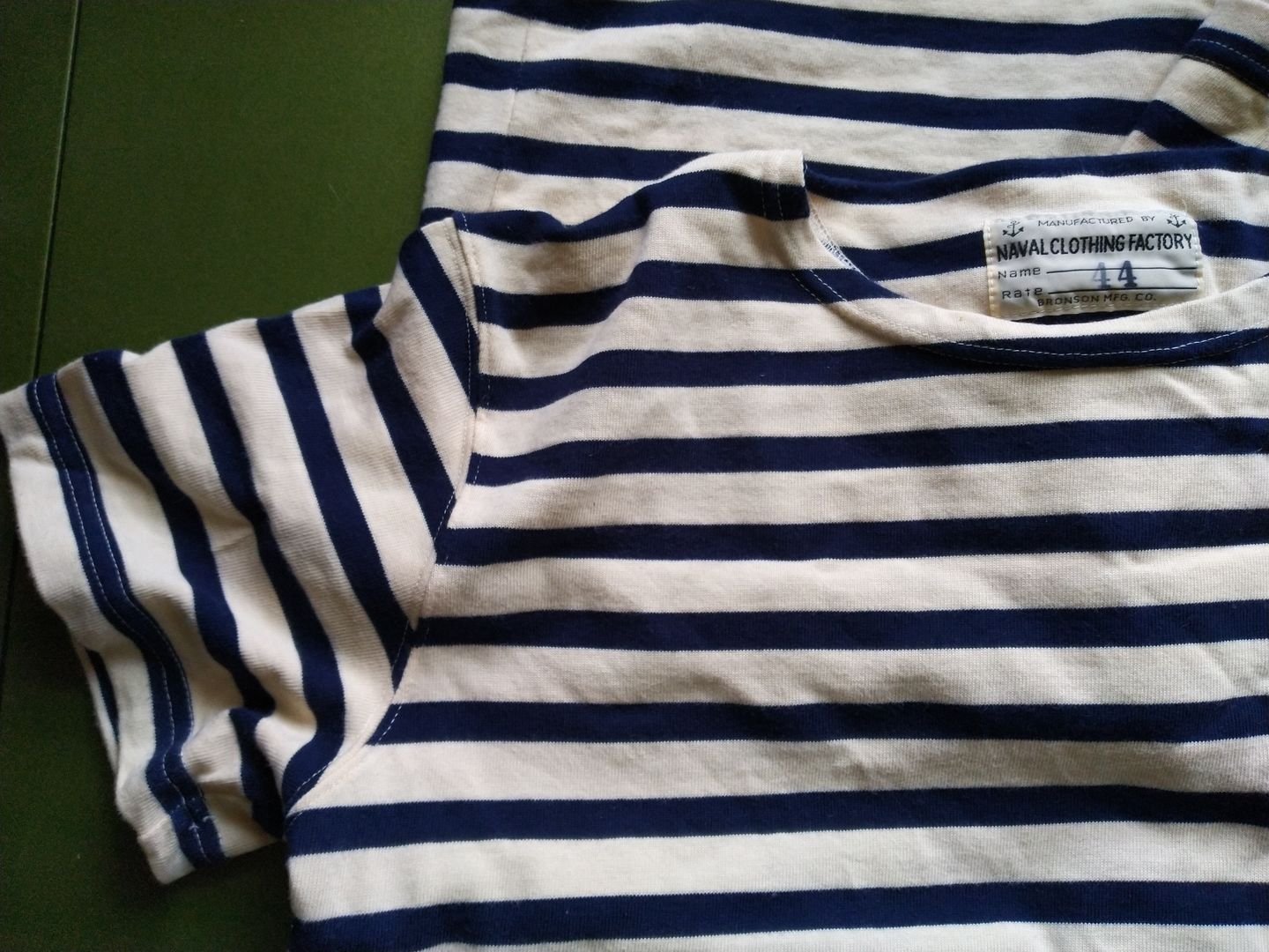Customer photo review of Breton Stripe T-Shirt