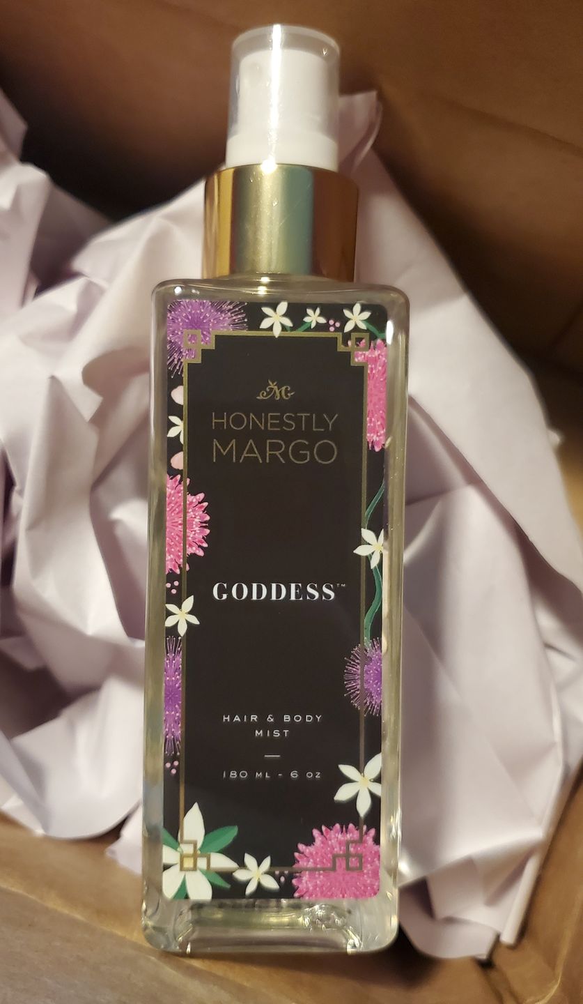 Customer photo review of Goddess Hair & Body Mist
