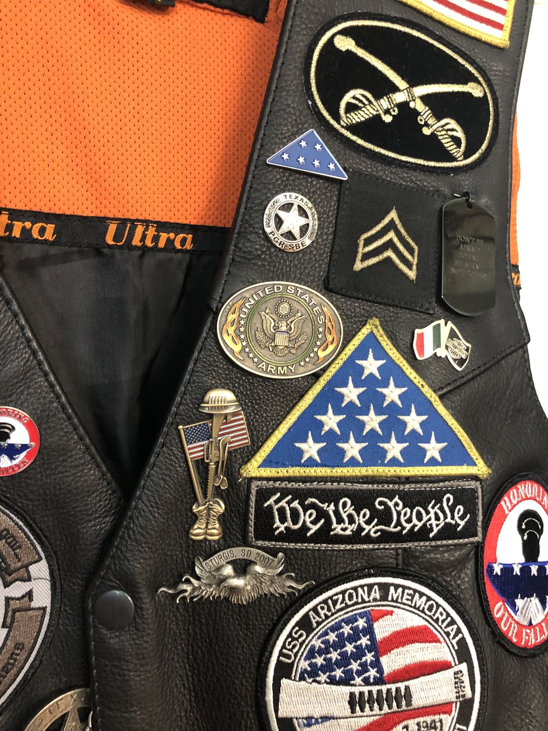 Customer photo review of Fallen Soldier USA Memorial Pin