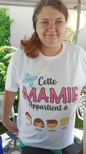 Customer photo review of T-Shirt - Cette Mamie appartient à