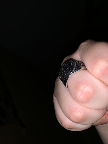 Customer photo review of SAINT BENEDICT RING