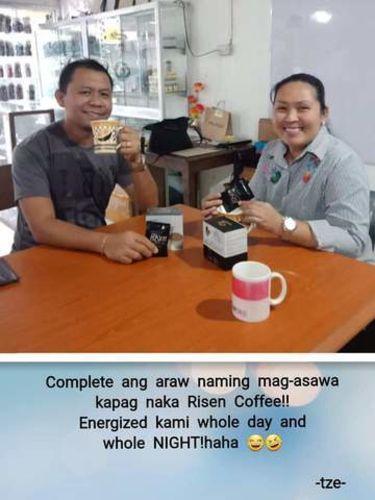 Customer photo review of RISEN COFFEE