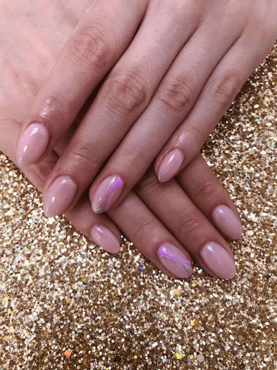 Customer photo review of Semilac 002 Delicate French UV Gel Polish 7ml