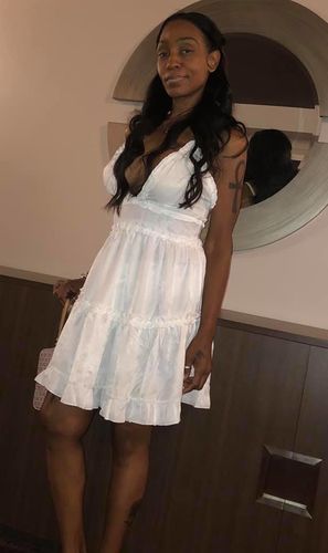 Customer photo review of Sassy Ruffled Dress