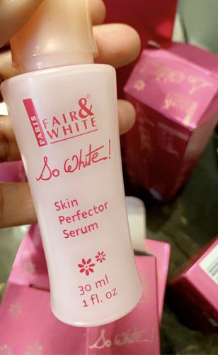 Customer photo review of Fair and White So White Skin Perfector Gel 30ml / 1 fl oz