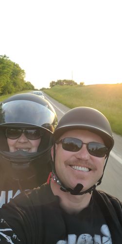Customer photo review of Smallest SOA Half Helmet
