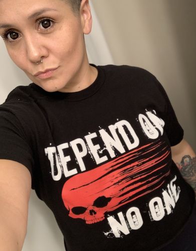 Customer photo review of [US Warehouse] Ocean Black Contact Lenses