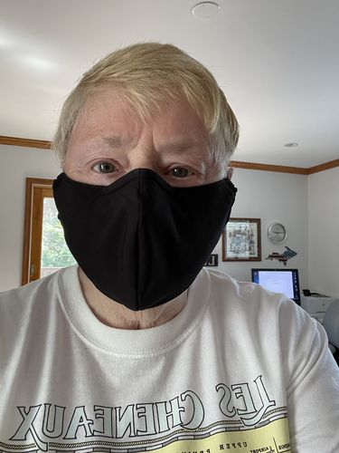 Customer photo review of Advanced Nanotech Premium Face Mask