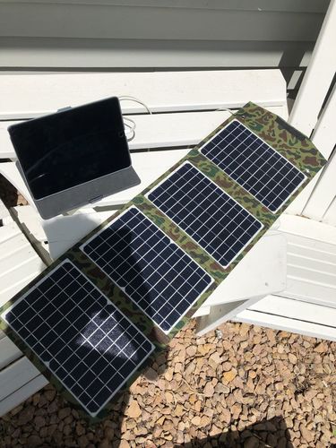 Customer photo review of SolarPal28™️ -  28W Portable Solar Panel Charger (ETFE Laminated)