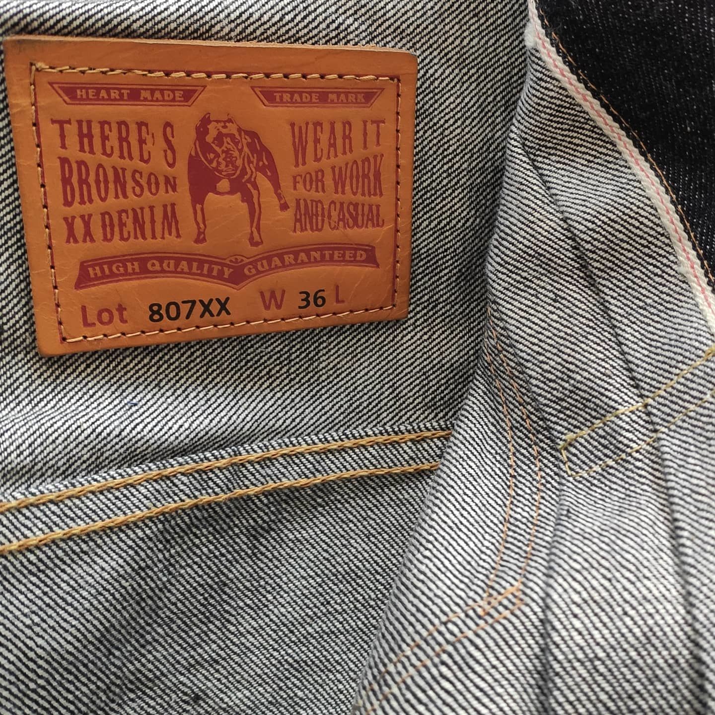 Customer photo review of Lot 52807XX 1952 Model Type 2 Selvedge Denim Jacket